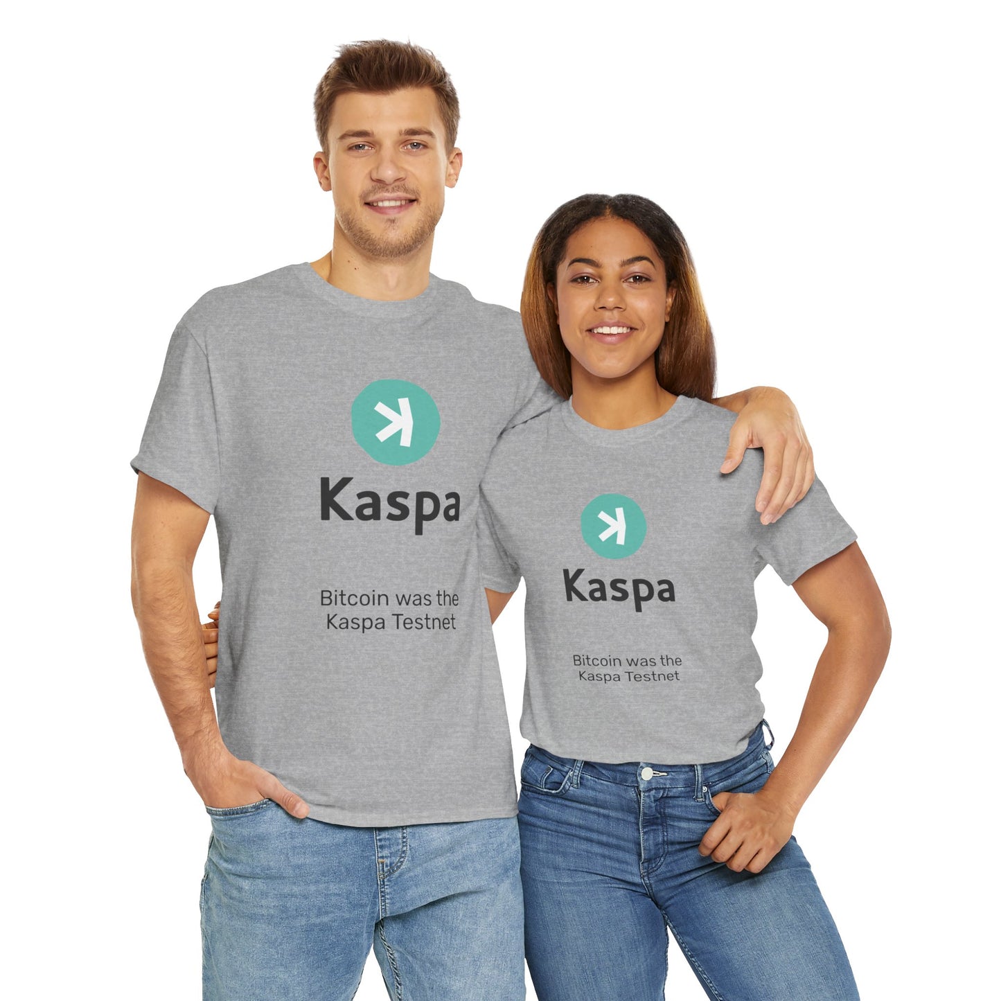 T-shirt - Bitcoin was the Kaspa testnet CA SHIPPING