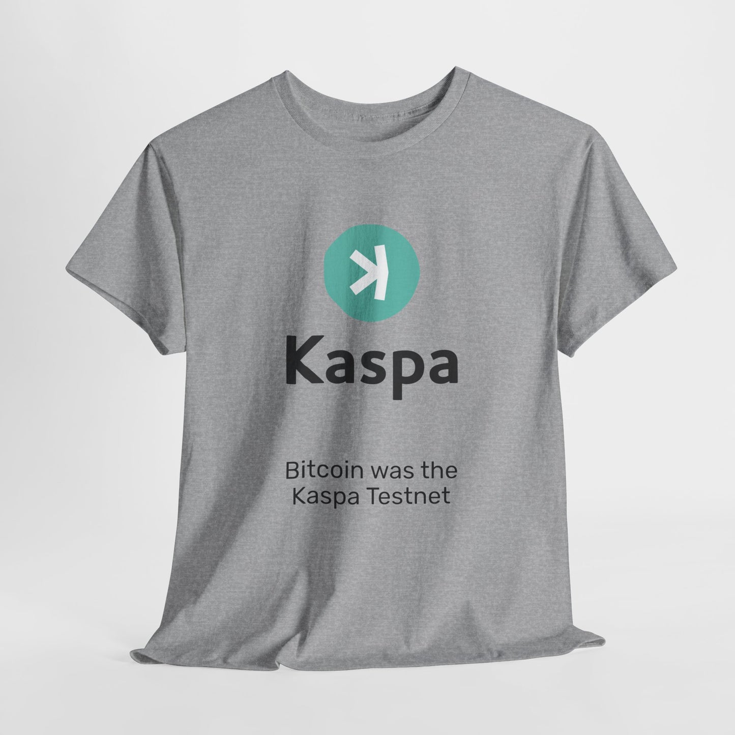 T-shirt - Bitcoin was the Kaspa testnet CA SHIPPING
