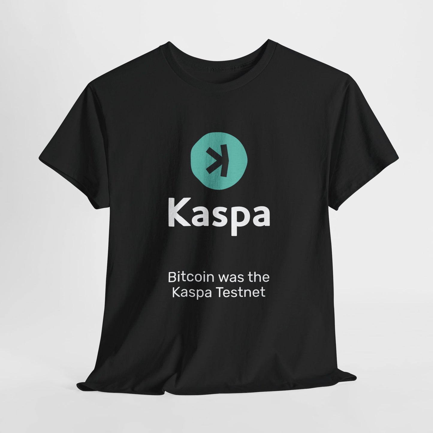 T-shirt - Bitcoin was the Kaspa testnet CA SHIPPING