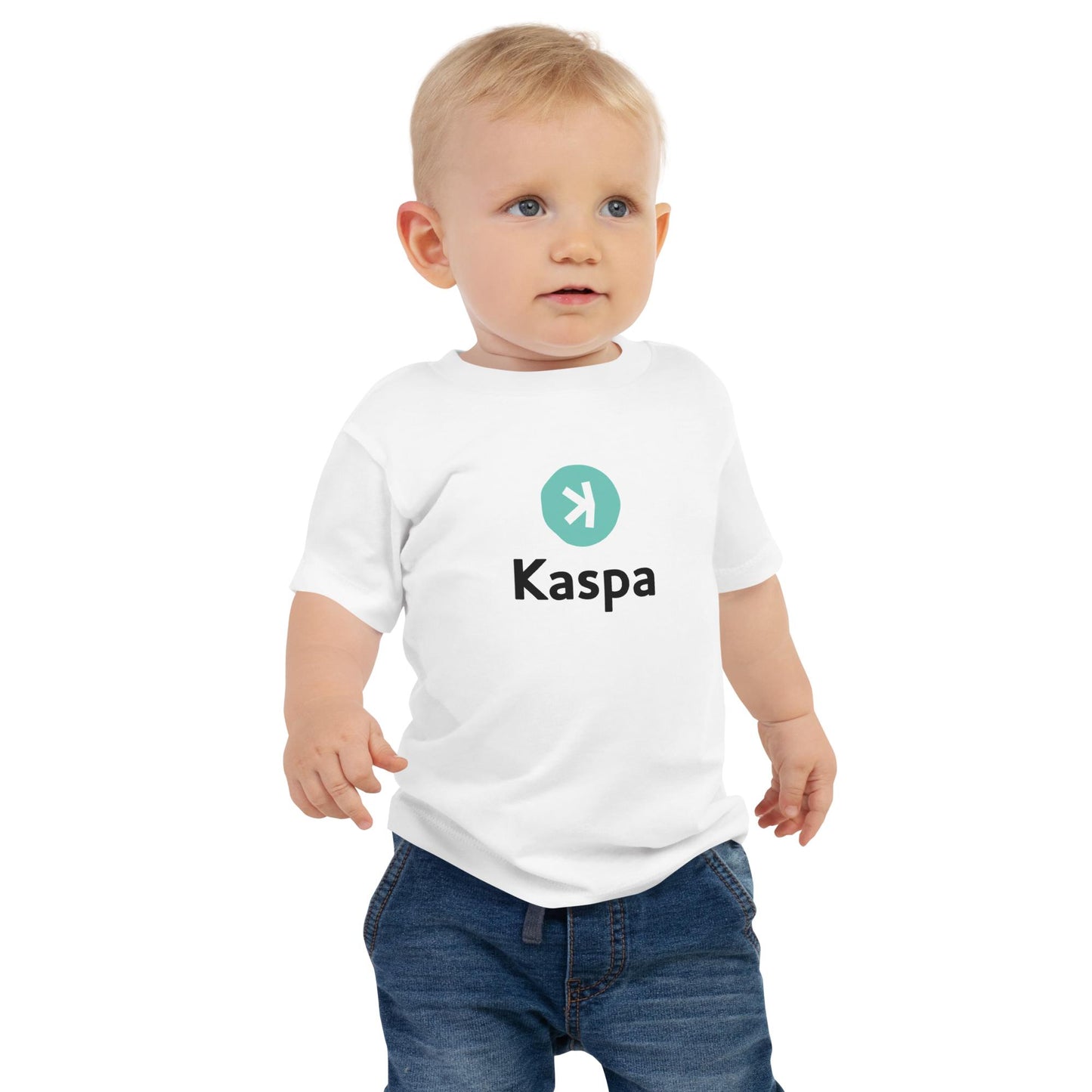 Baby Kaspa T-shirt - Kaspa Stacked Logo