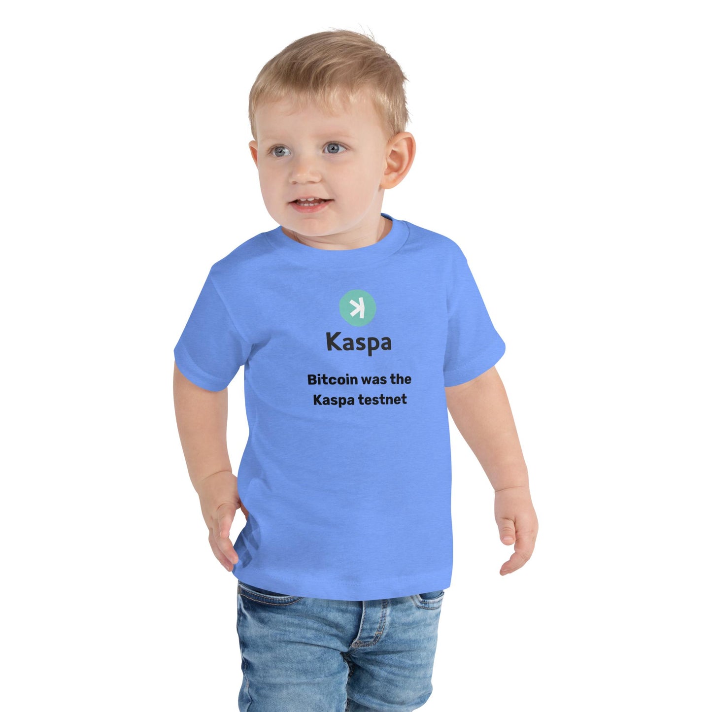 Toddler Kaspa T-shirt - Bitcoin was the Kaspa testnet