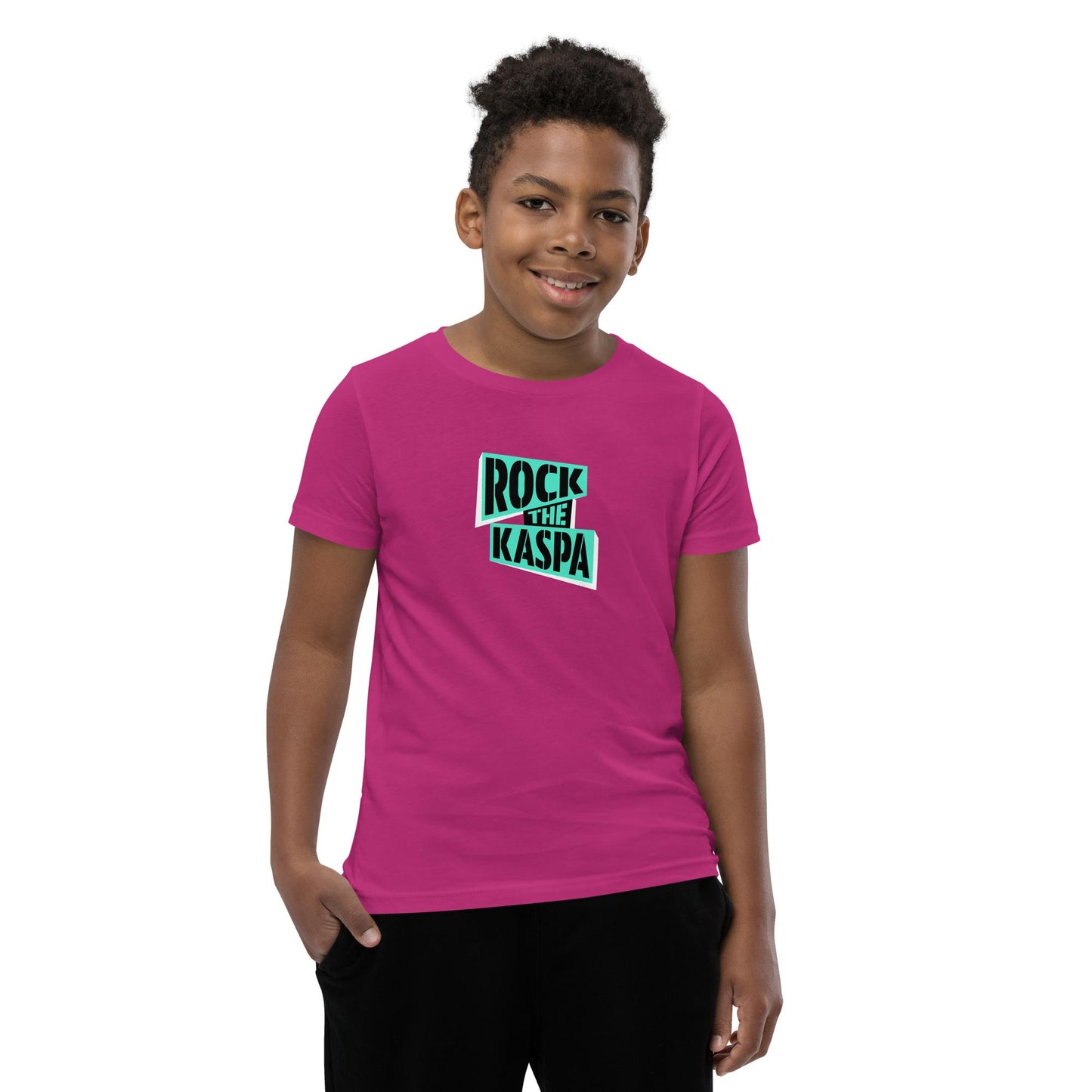 Youth Kaspa T-shirt - Rock The Kaspa Logo