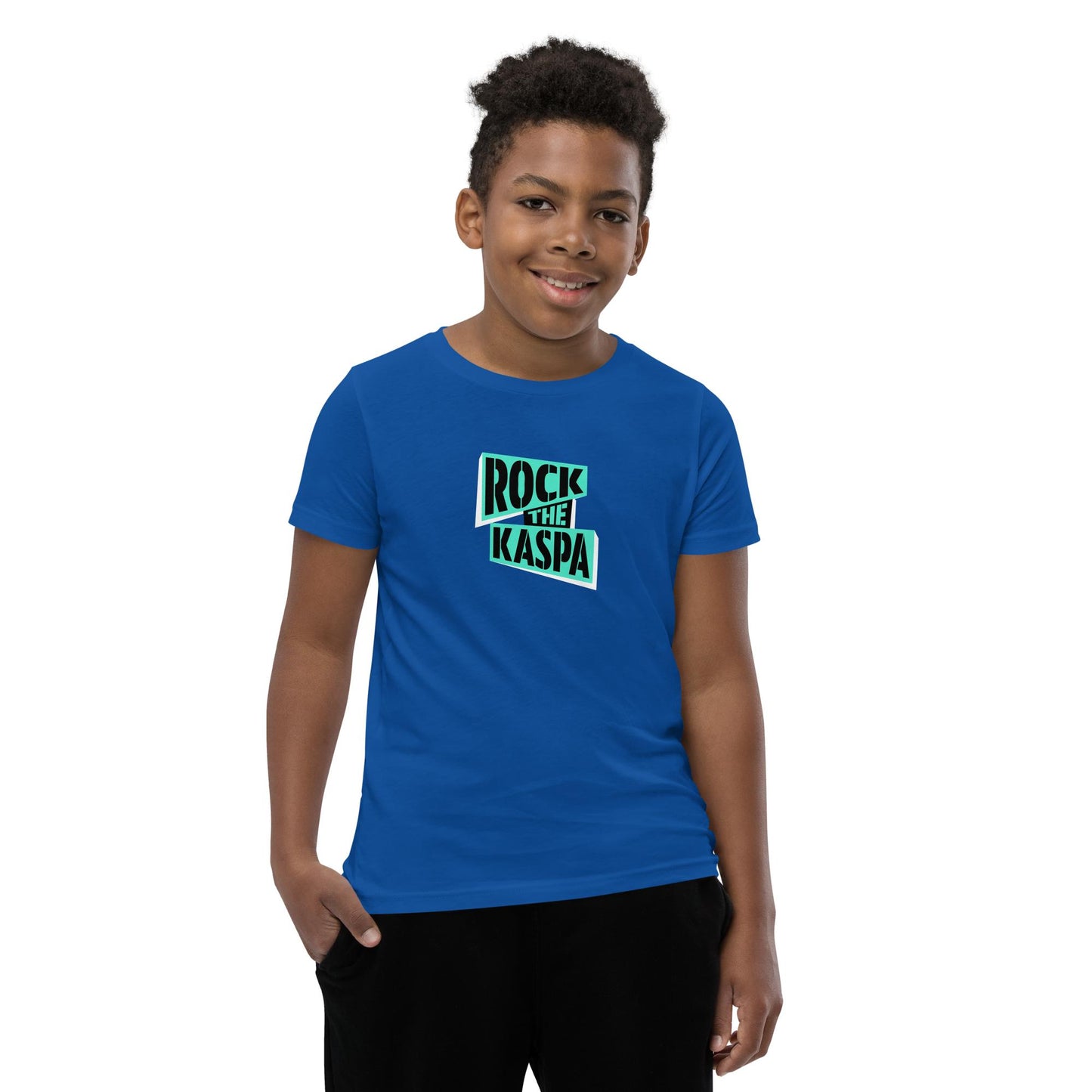 Youth Kaspa T-shirt - Rock The Kaspa Logo