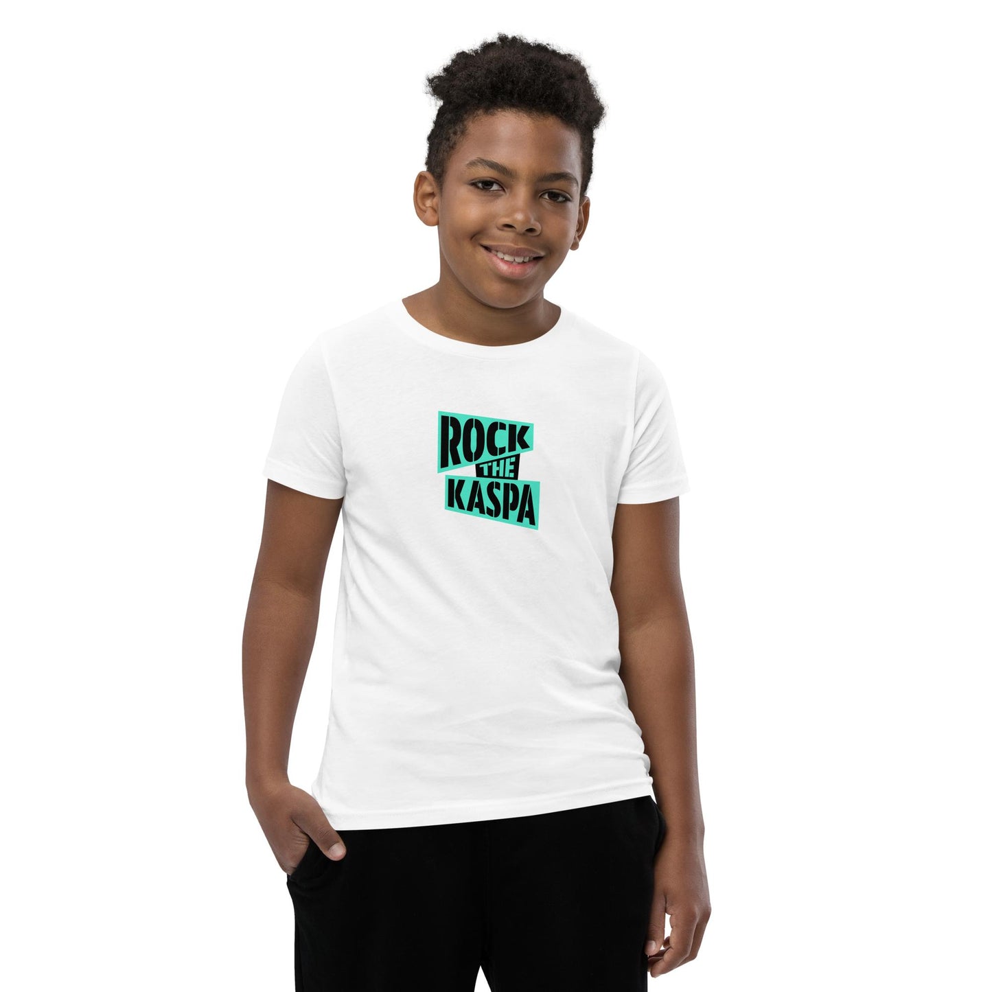 Youth Kaspa T-shirt - Rock The Kaspa Logo