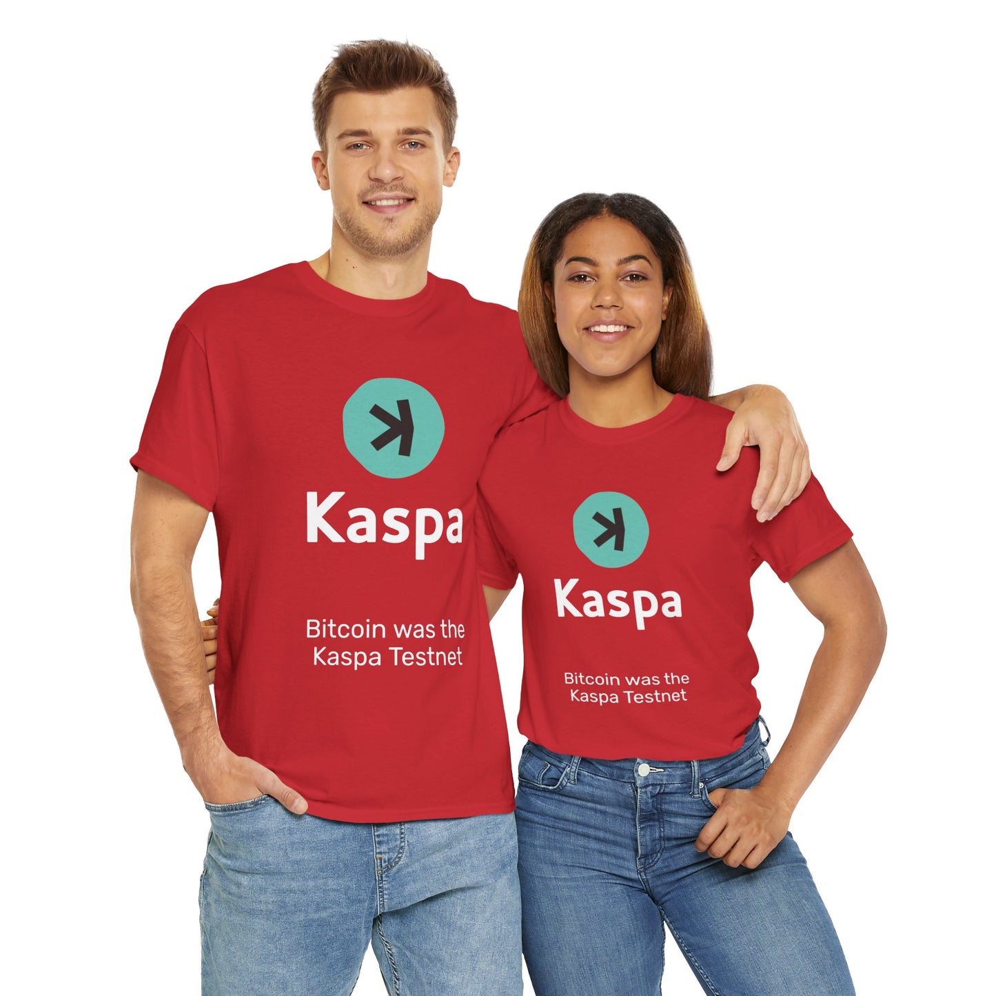 T-shirt - Bitcoin was the Kaspa testnet EU SHIPPING