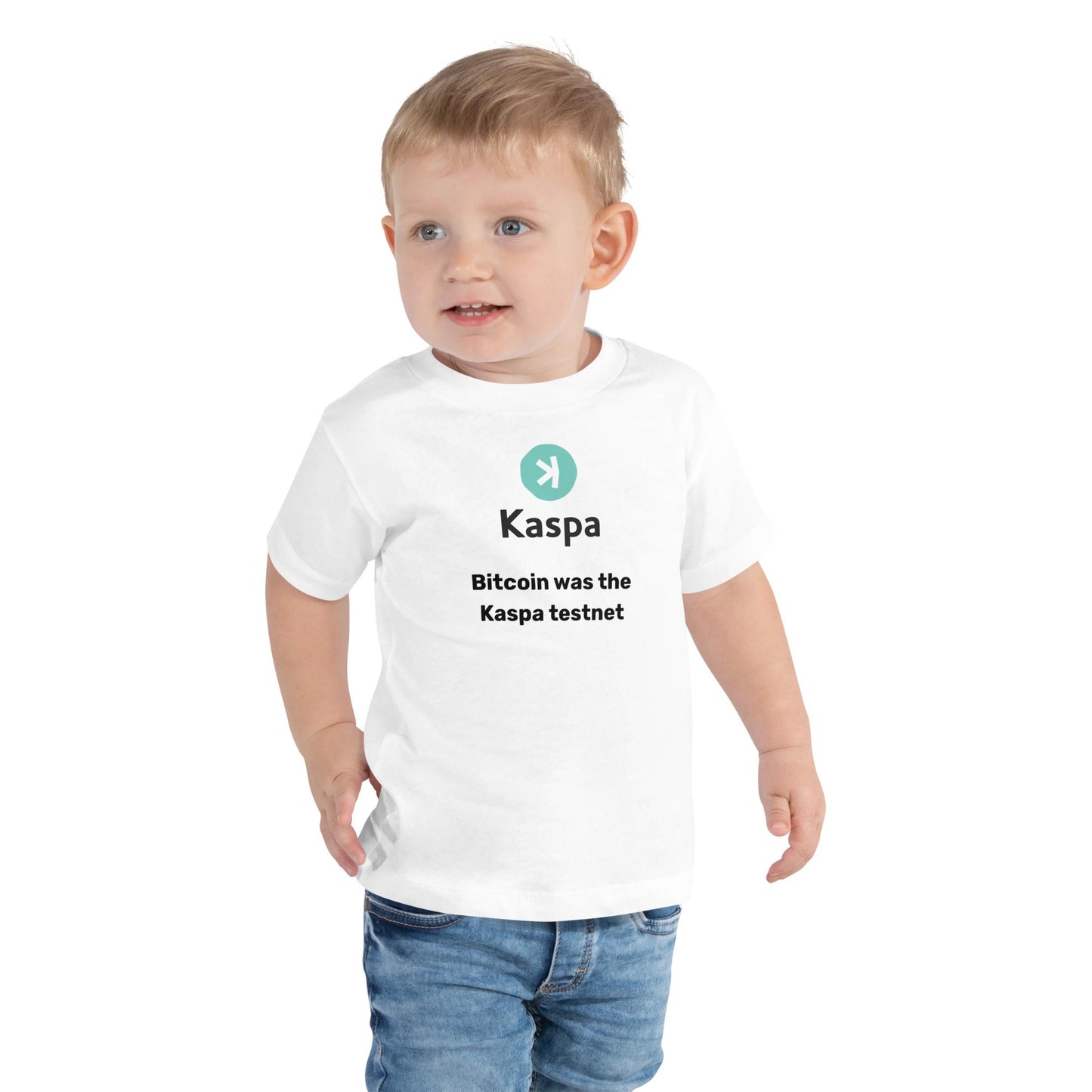 Toddler Kaspa T-shirt - Bitcoin was the Kaspa testnet
